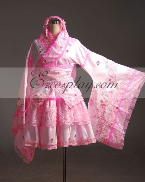 

Vocaloid Miku Pink Kimono Cosplay Costume-Advanced Custom