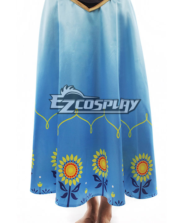 Frozen Fever Anna Princess Birthday Party Dress Cosplay Costume - B Edition Frozen Fever Anna Princess Birthday Party Dress Cosplay Costume - B Edition