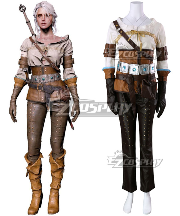 The Witcher Season 2 Netflix Ciri Cirilla Fiona Elen Cosplay Costume