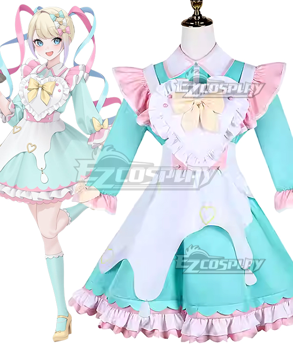 Needy Streamer Overload Needy Girl Overdose Maid Ame-chan Cosplay Costume
