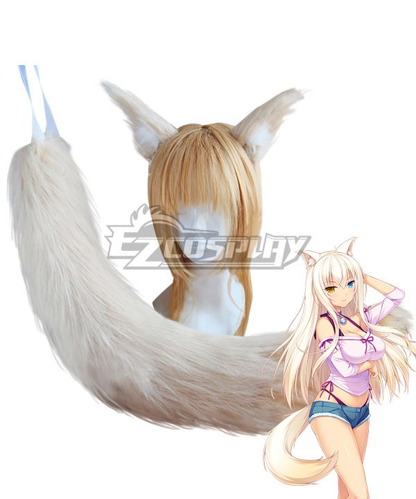 NekoPara Coconut Animal Ears and Tail Cosplay Accessory Prop
