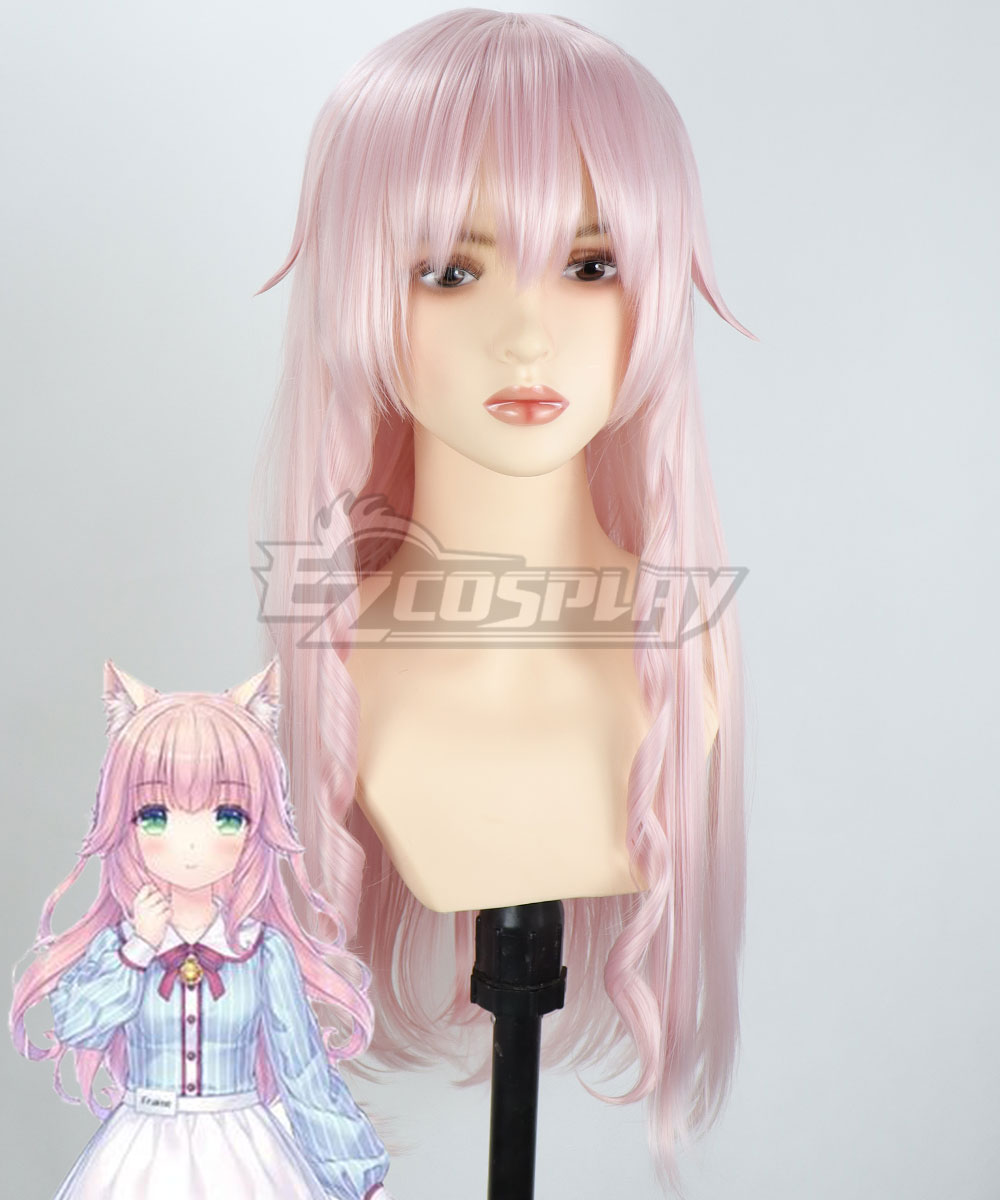 Nekopara Vol. 4 Neko to Patissier no Noel Fraise Pink Cosplay Wig