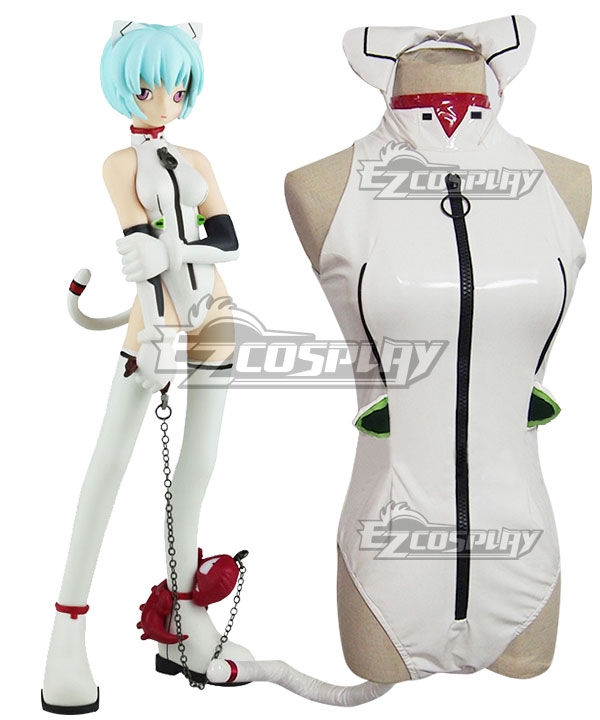 

Neon Genesis Evangelion Rei Ayanami Cat Rei Super Plugsuit Ver Cosplay Costume