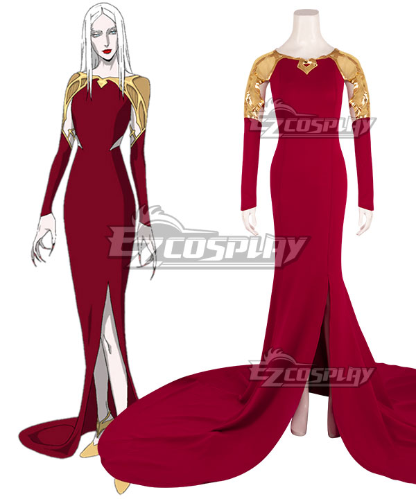 Netflix Castlevania Season 3 Carmilla Dress Cosplay Costume