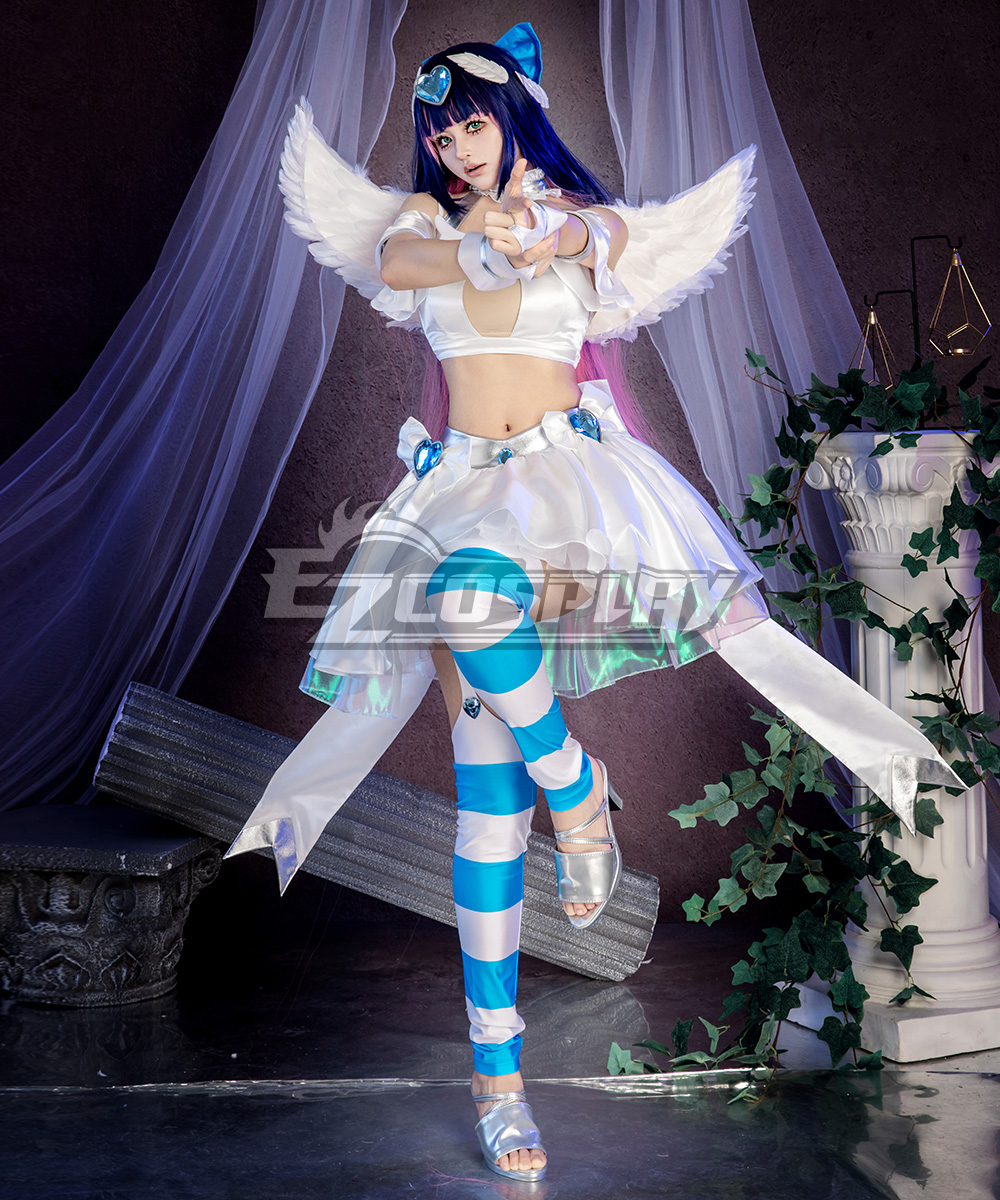 New Panty And Stocking with Garterbelt Angel Stocking Cosplay Costume