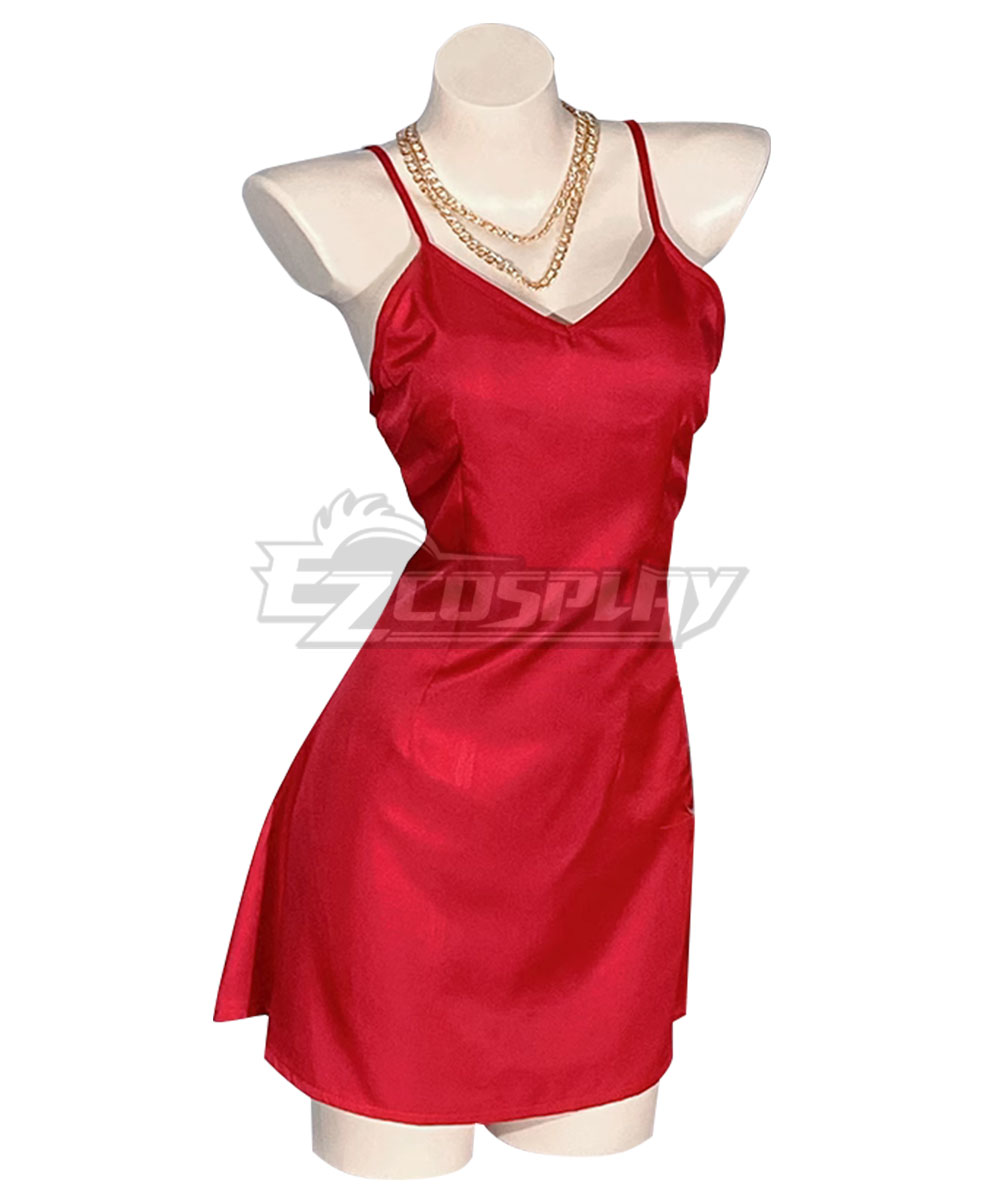 New Panty And Stocking With Garterbelt Panty Red Dress Cosplay Costume New Panty And Stocking With Garterbelt Panty Red Dress Cosplay Costume