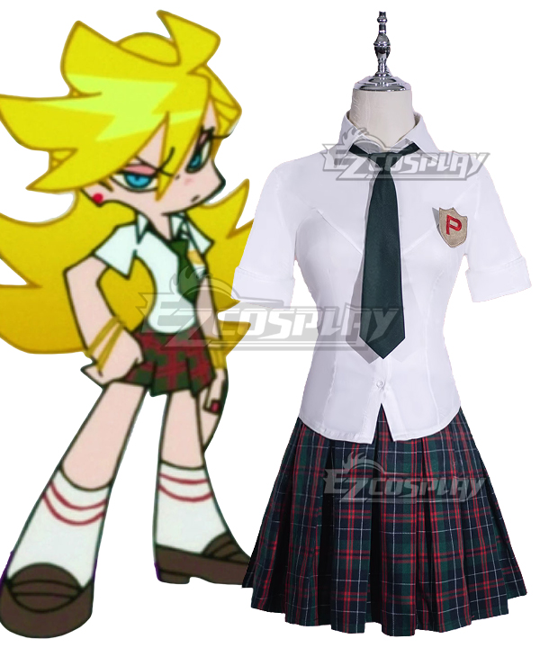 New Panty And Stocking with Garterbelt Panty Uniform Cosplay Costume
