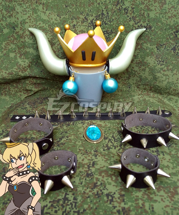 New Super Mario Bros. U Deluxe Princess Bowsette Costumes Accessories Cosplay Accessory Prop