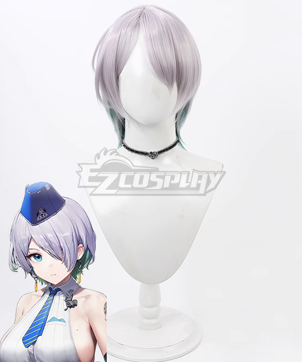 Nikke the Goddess of Victory Brid Silver Cosplay Wig
