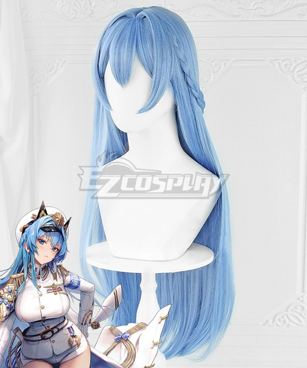 Nikke the Goddess of Victory Helm Blue Cosplay Wig