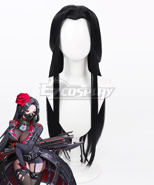 Nikke the Goddess of Victory Maiden Black Cosplay Wig