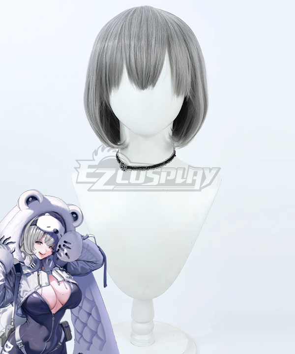 Nikke: the Goddess of Victory Neve Grey Cosplay Wig