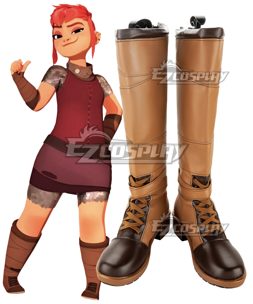 Nimona 2023 Film Nimona Brown Shoes Cosplay Boots
