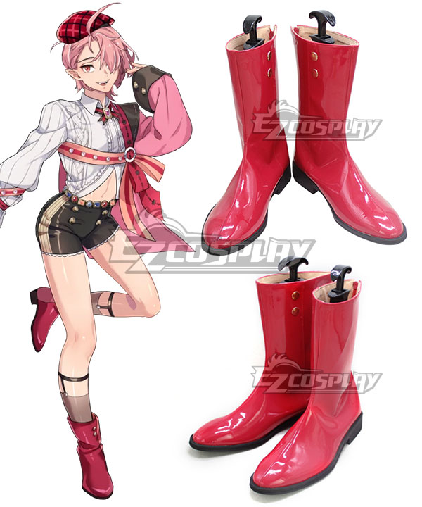 Nu: Carnival Aster Red Cosplay Shoes
