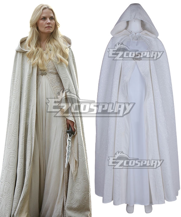 Once Upon A Time Emma White Dress Cosplay Costume