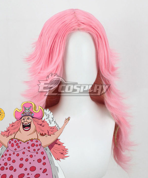One Piece Big Mom Charlotte Linlin Pink Cosplay Wig