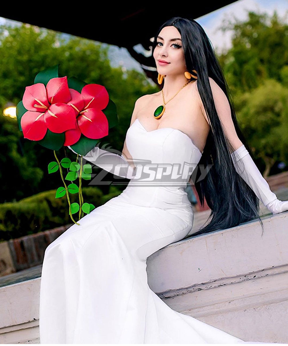 One Piece Boa Hancock Wedding Dress Cosplay Costume