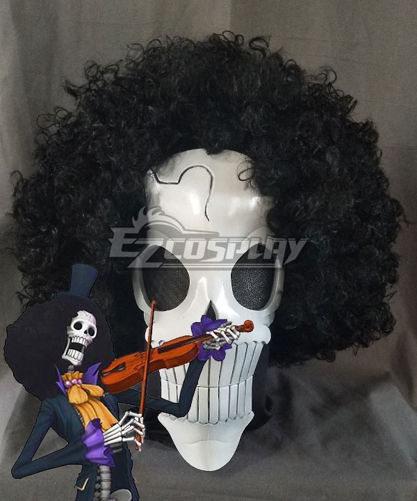 

One Piece Brook Burukku Mask Cosplay Accessory Prop - Only Mask