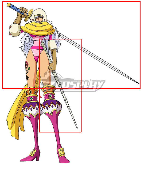 One Piece Charlotte Smoothie   Knife Scabbard  Cosplay Weapon Prop