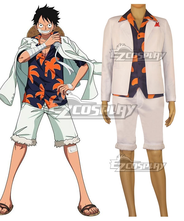 One Piece Film: Gold Monkey D Luffy Cosplay Costume
