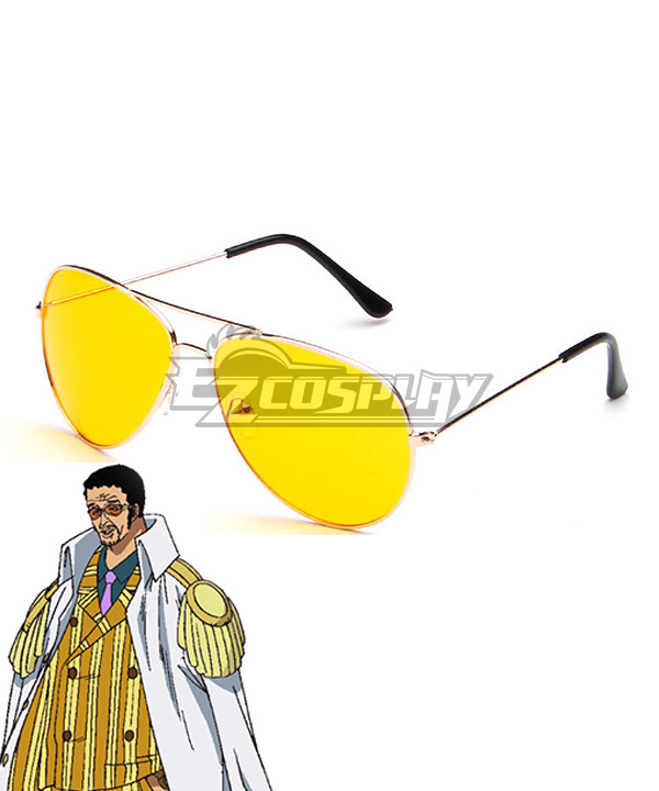One Piece Kizaru Borsalino Glasses Cosplay Accessory Prop