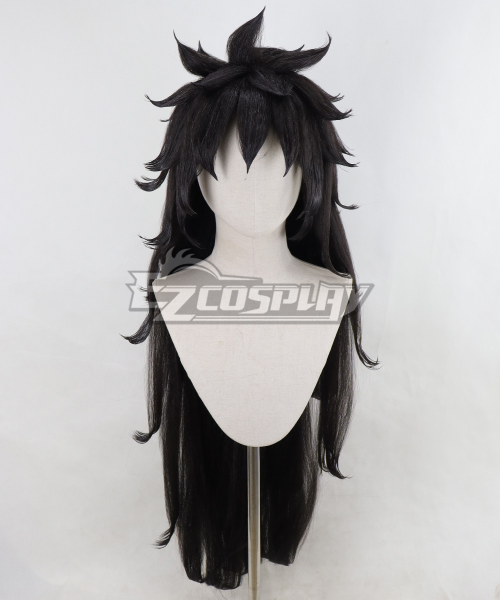 One Piece Kozuki Momonosuke Adult Form Black Cosplay Wig