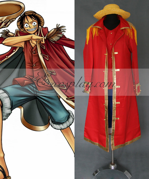 One Piece Luffy Captain Cosplay Costume