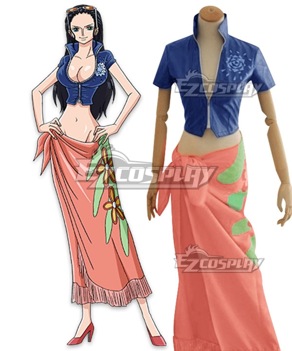 One Piece Nico Robin After Two Years Leather Edition Cosplay Costume