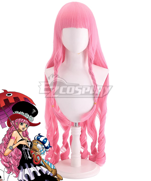 One Piece Perona Ghost Princess After 2Y Pink Cosplay Wig