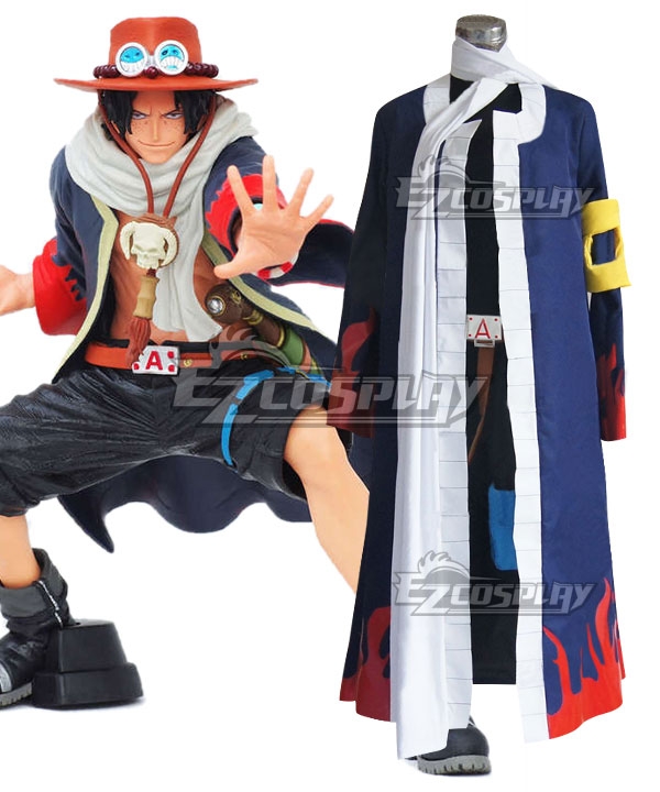 One Piece Portgas D Ace Alabasta Cosplay Costume