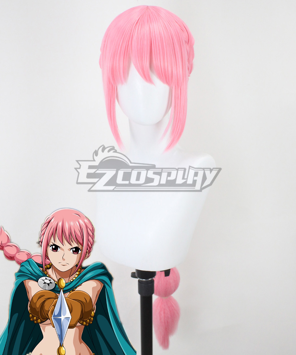 One Piece Rebecca Pink Cosplay Wig