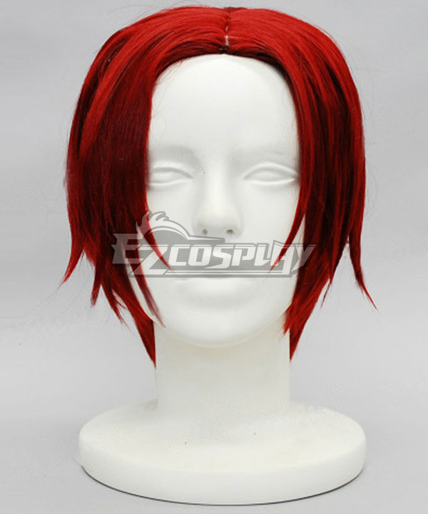 One Piece Red-Haired Shanks Red Cosplay Wig