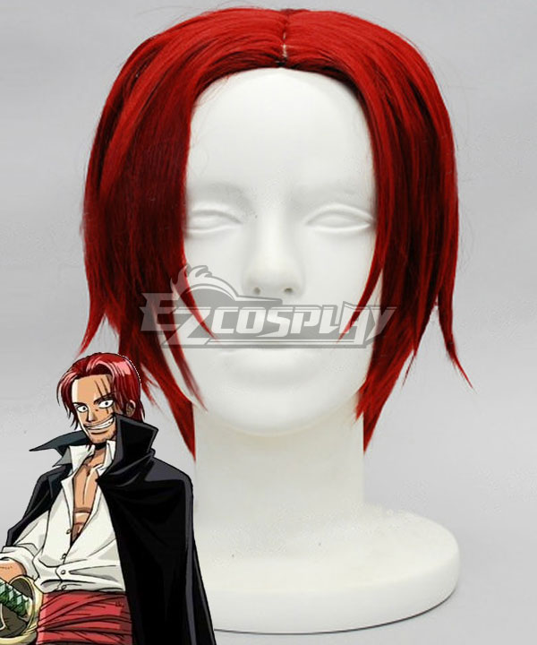 One Piece Red-Haired Shanks Red Cosplay Wig