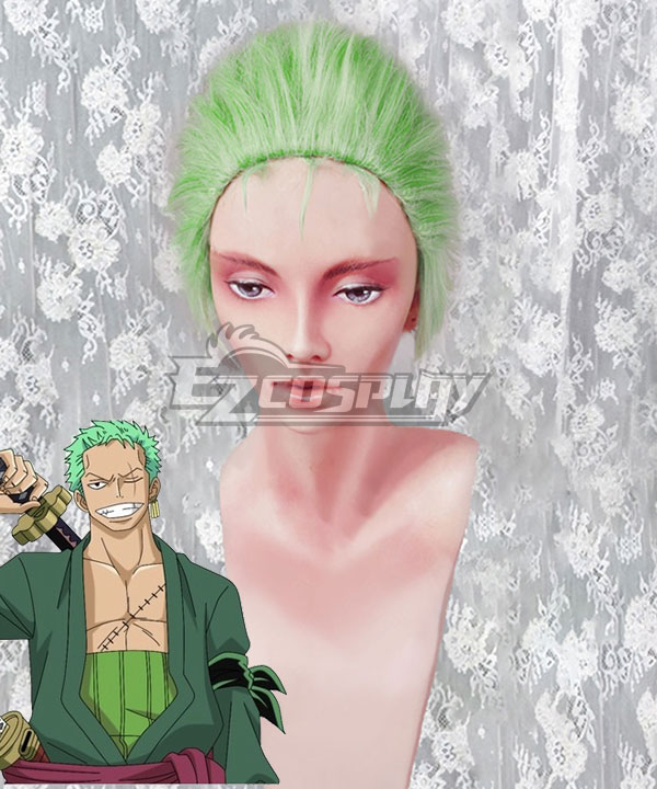 

One Piece Roronoa Zoro Green Cosplay Wig
