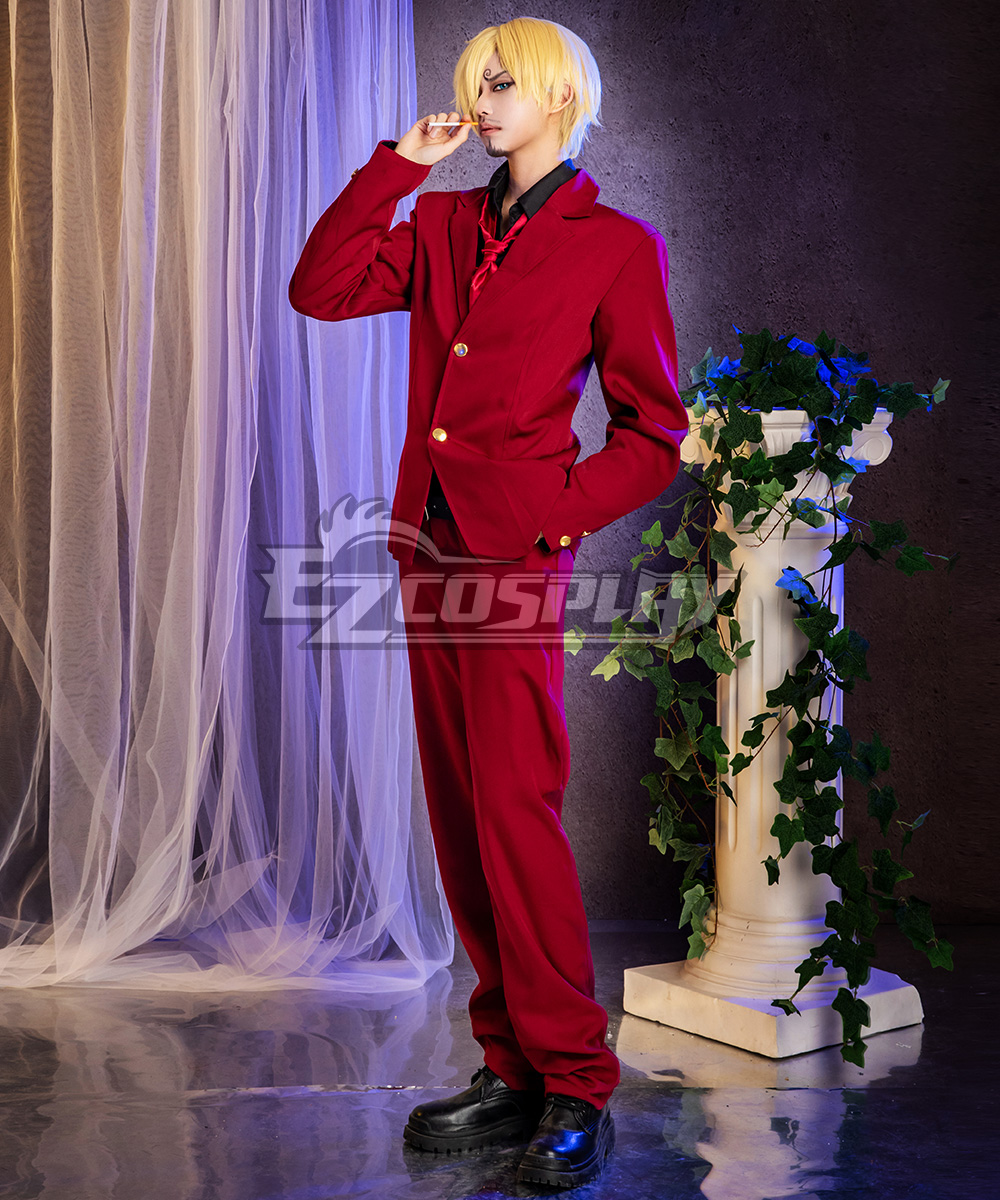 One Piece Sanji Vinsmoke Onigashima Cosplay Costume