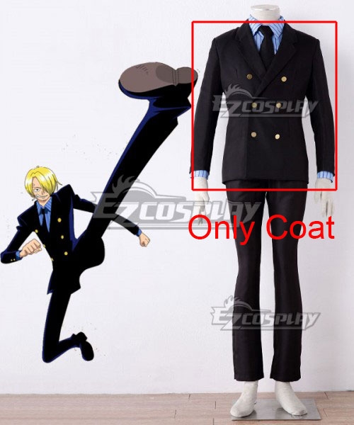 

One Piece Sanji Vinsmoke Uniform Cosplay Costume - Only Coat