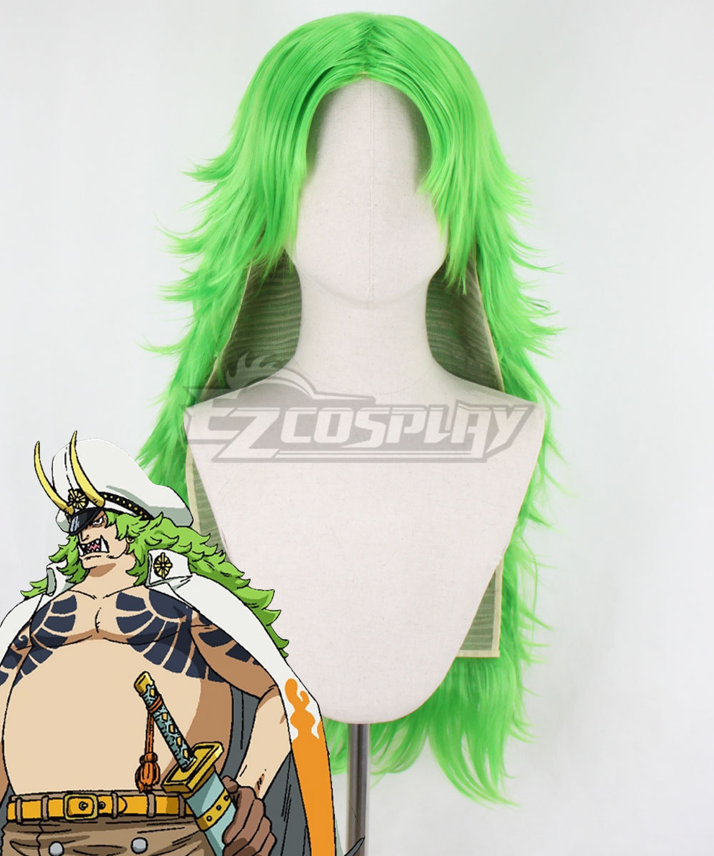 One Piece Sasaki Green Cosplay Wig