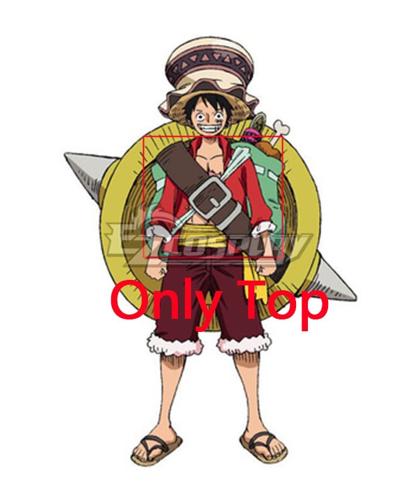 

One Piece: Stampede 2019 Movie Monkey D Luffy Cosplay Costume - Only Top