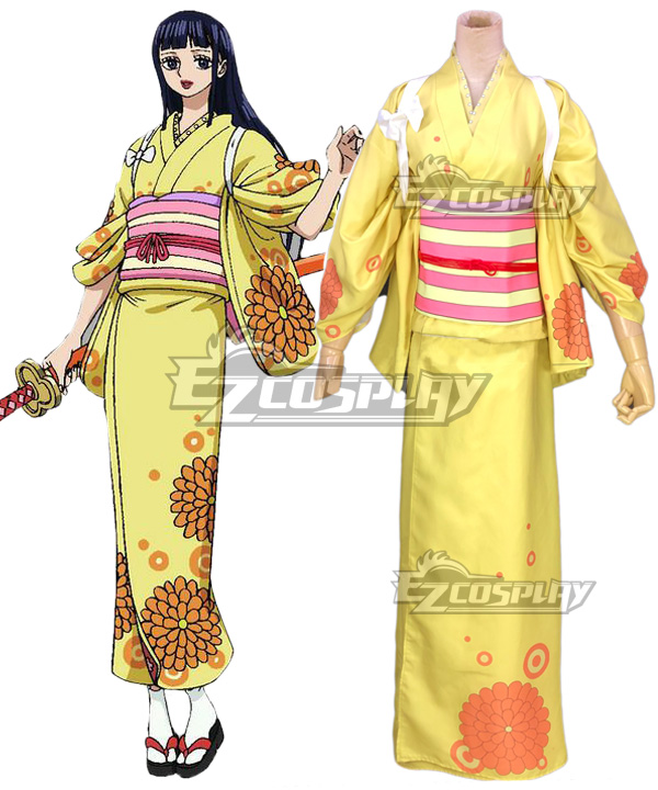 One Piece Wano Country Arc Kikunojo OKiku Kimono Cosplay Costume