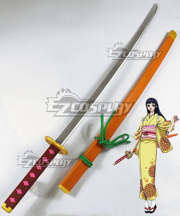 One Piece Wano Country Arc Kikunojo Okiku Sword Cosplay Weapon Prop