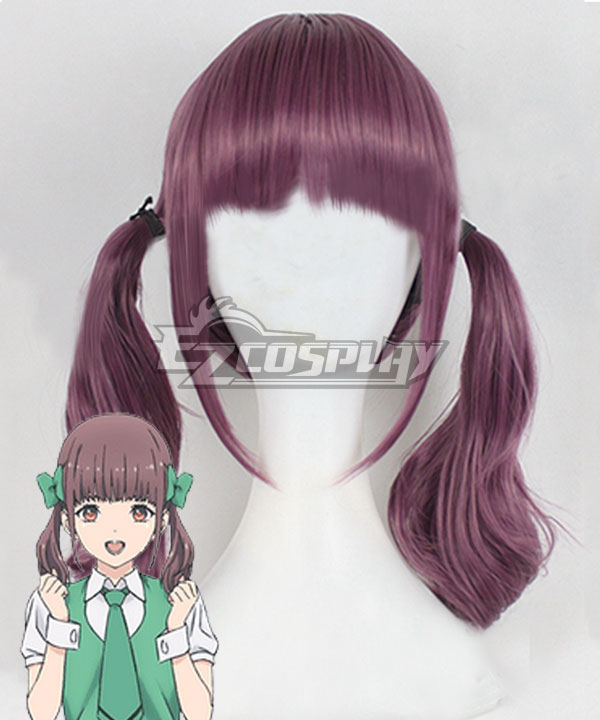 Oshi ga Budoukan Ittekuretara Shinu Aya Yokota Purple Cosplay Wig