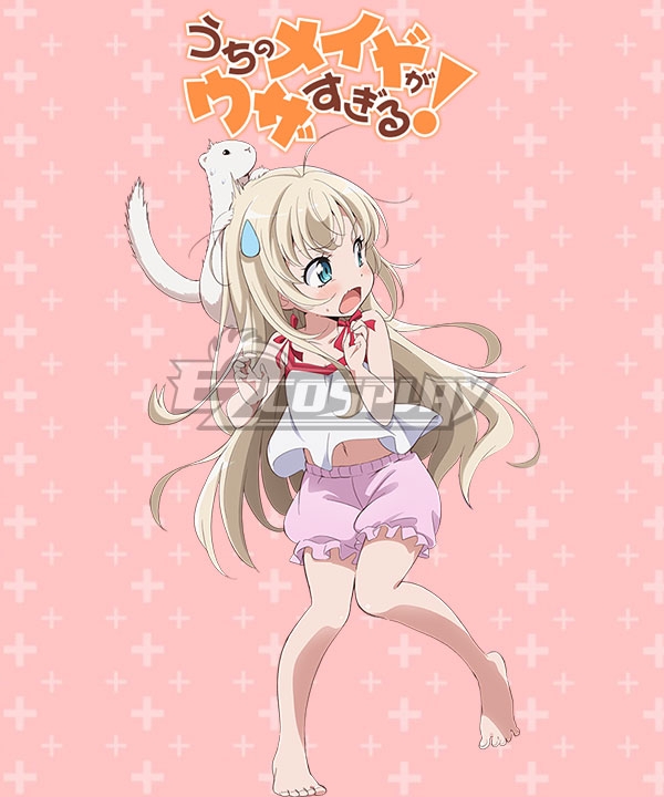 

Our Maid is Way Too Annoying Uchi no Meido ga Uzasugiru Misha Takanashi Cosplay Costume