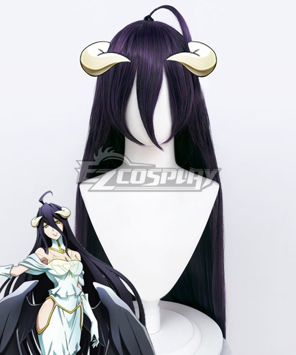 Overlord Albedo Long Straight Cosplay Wig