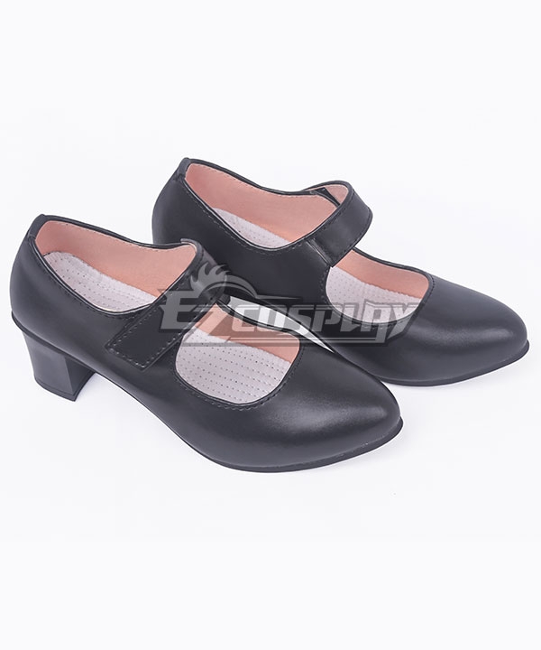 Overlord II Entoma Vasilissa Zeta Black Cosplay Shoes