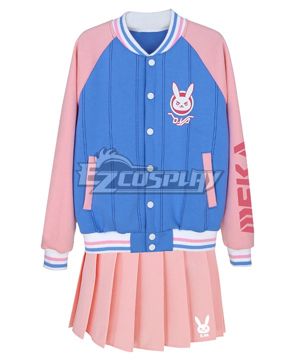 Overwatch OW D.Va DVa Hana Song Baseball Uniform Cosplay Costume