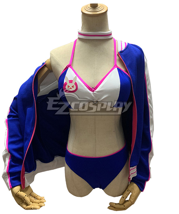 

Overwatch OW D.Va DVa Hana Song Bikini Swimsuit Cosplay Costume