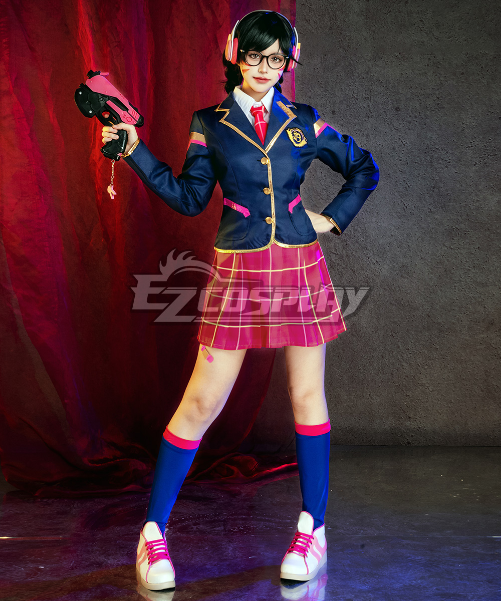 Overwatch OW Dva Hana Song Academy D․Va Cosplay Costume