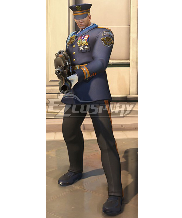 

Overwatch OW Formal Uniform Soldier 76 Cosplay Costume