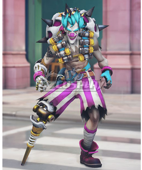 

Overwatch OW New Clown Junkrat Cosplay Costume