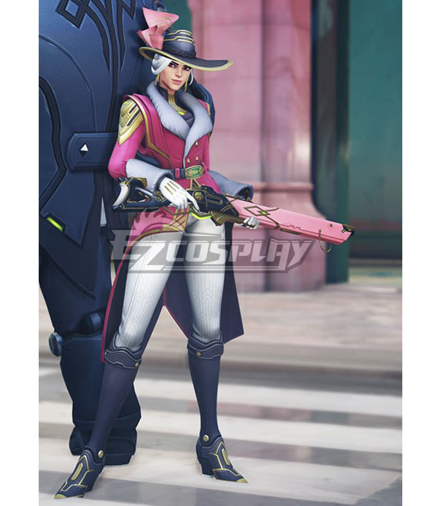 Overwatch OW New Legendary Storm Rising Ashe Cosplay Costume
